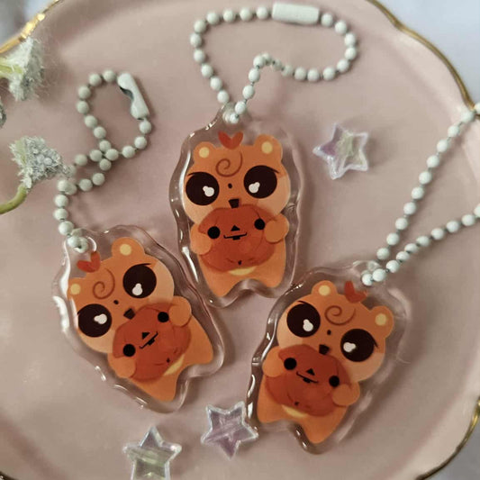 Autumn Bear Keychain