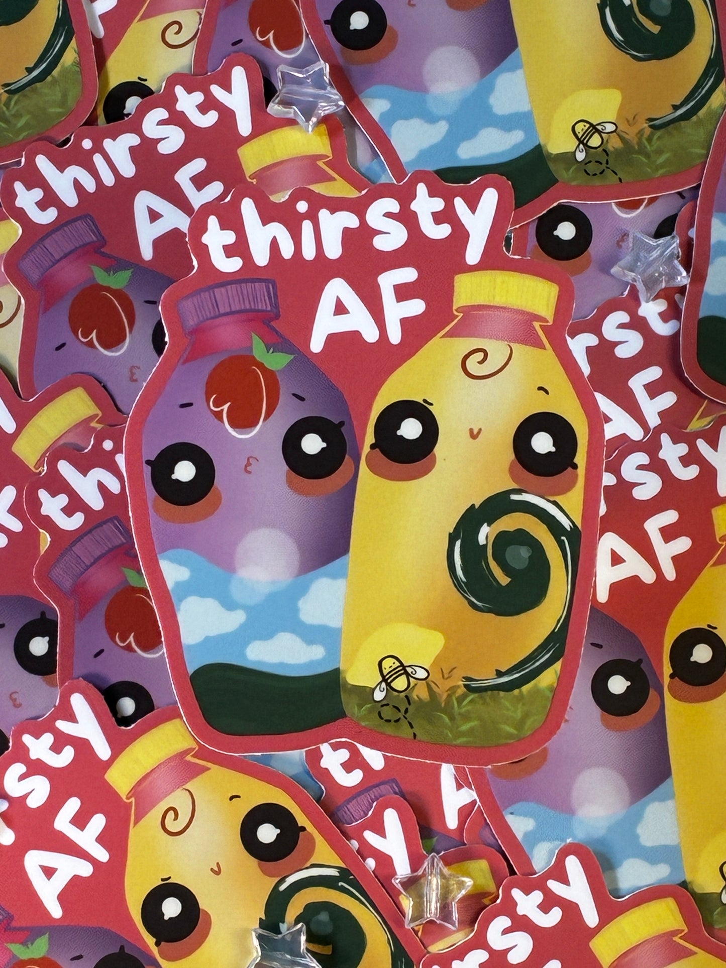 Thirsty AF Sticker