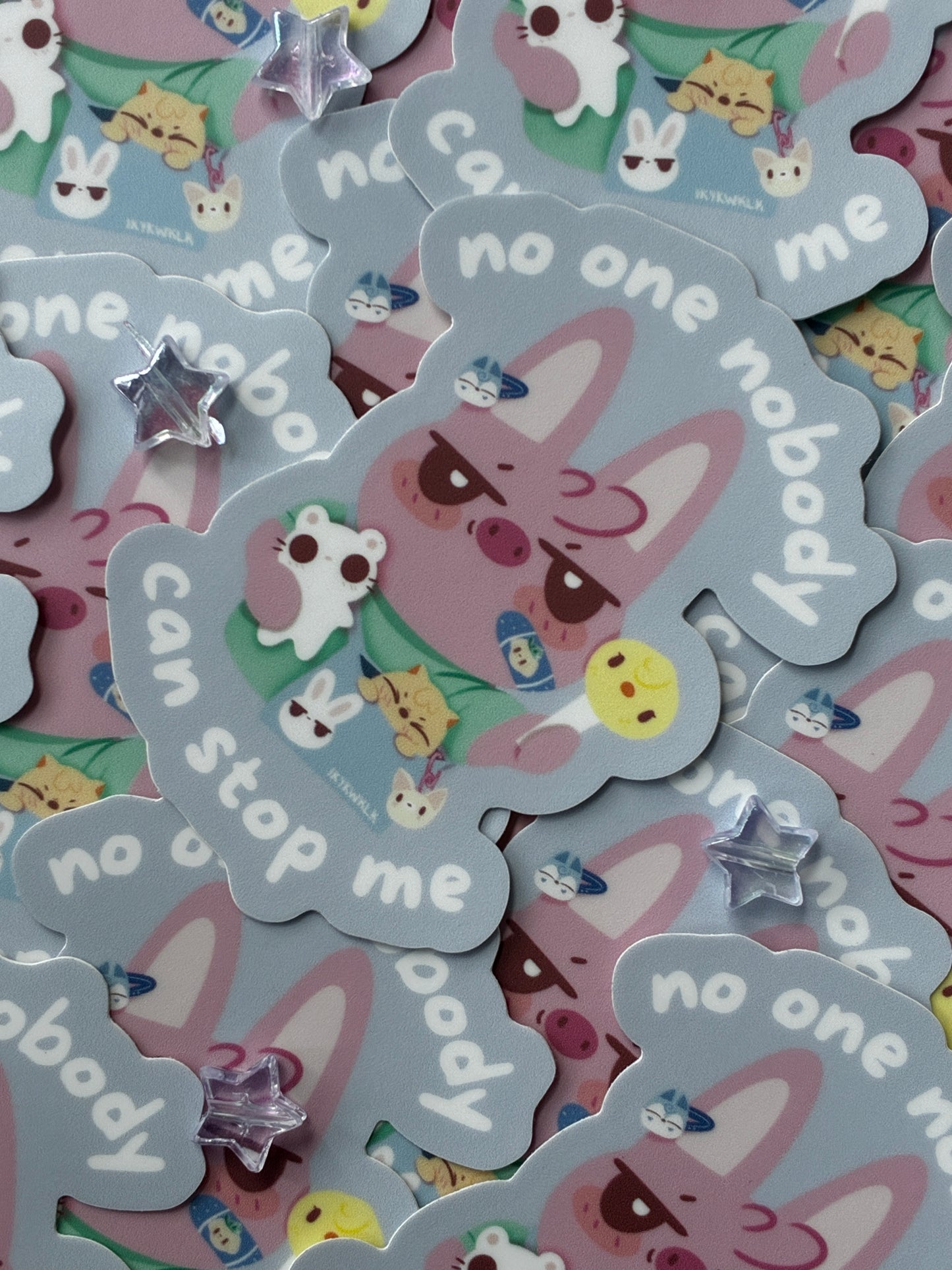No One Nobody Stay Sticker