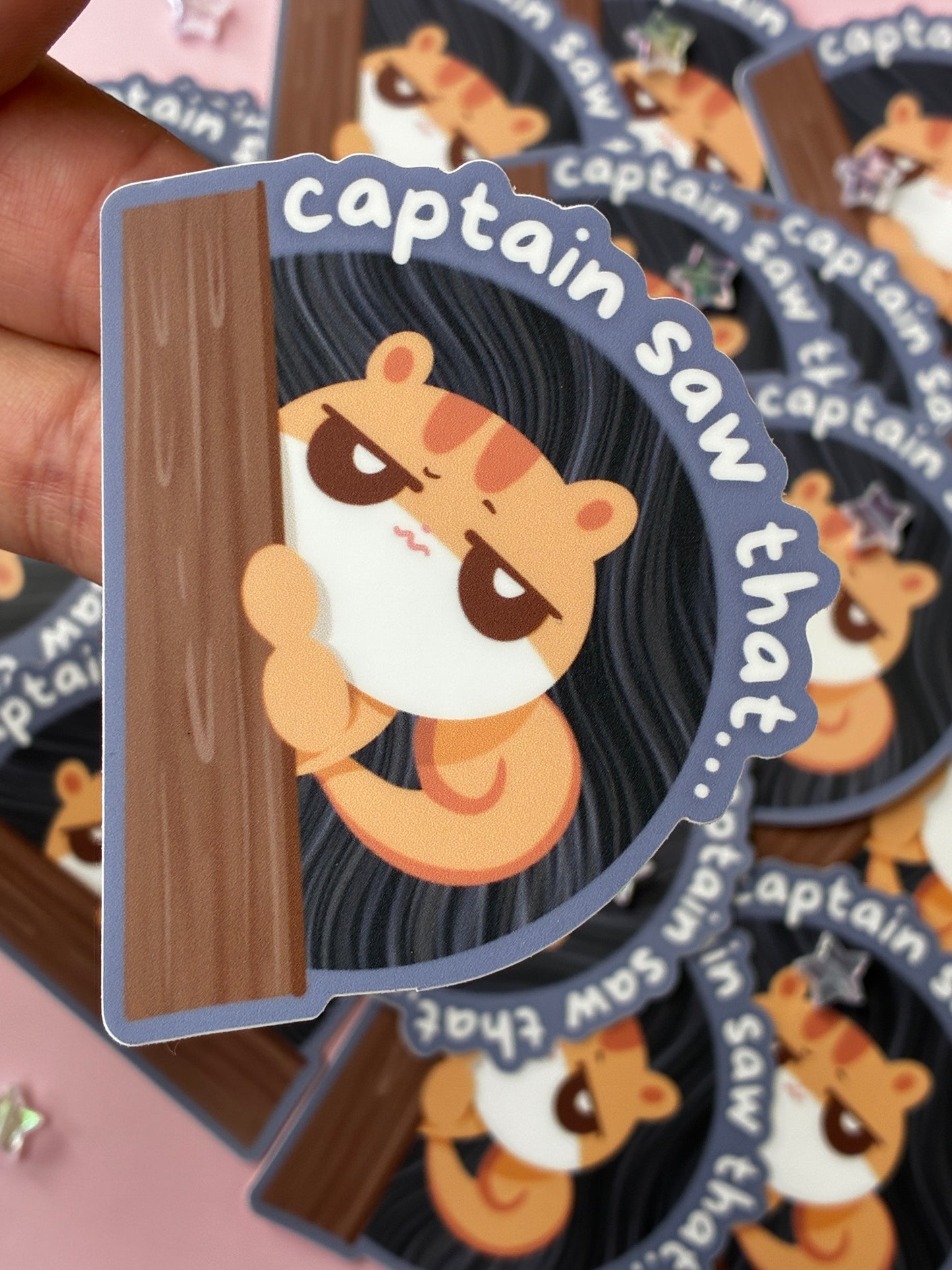 Captain Saw That Sticker