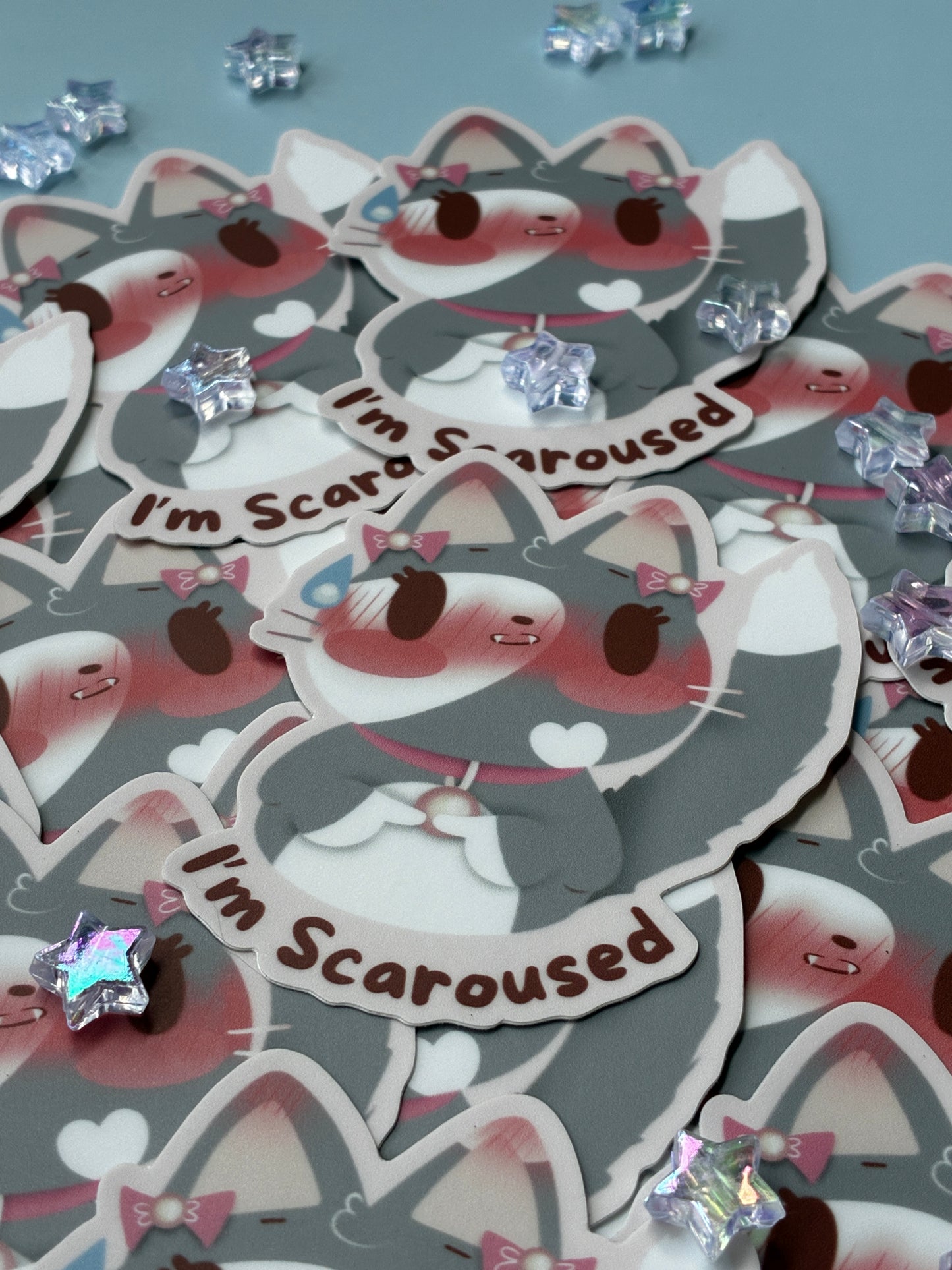 Scaroused Yuri Kitty Sticker