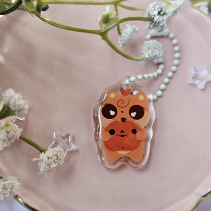 Autumn Bear Keychain