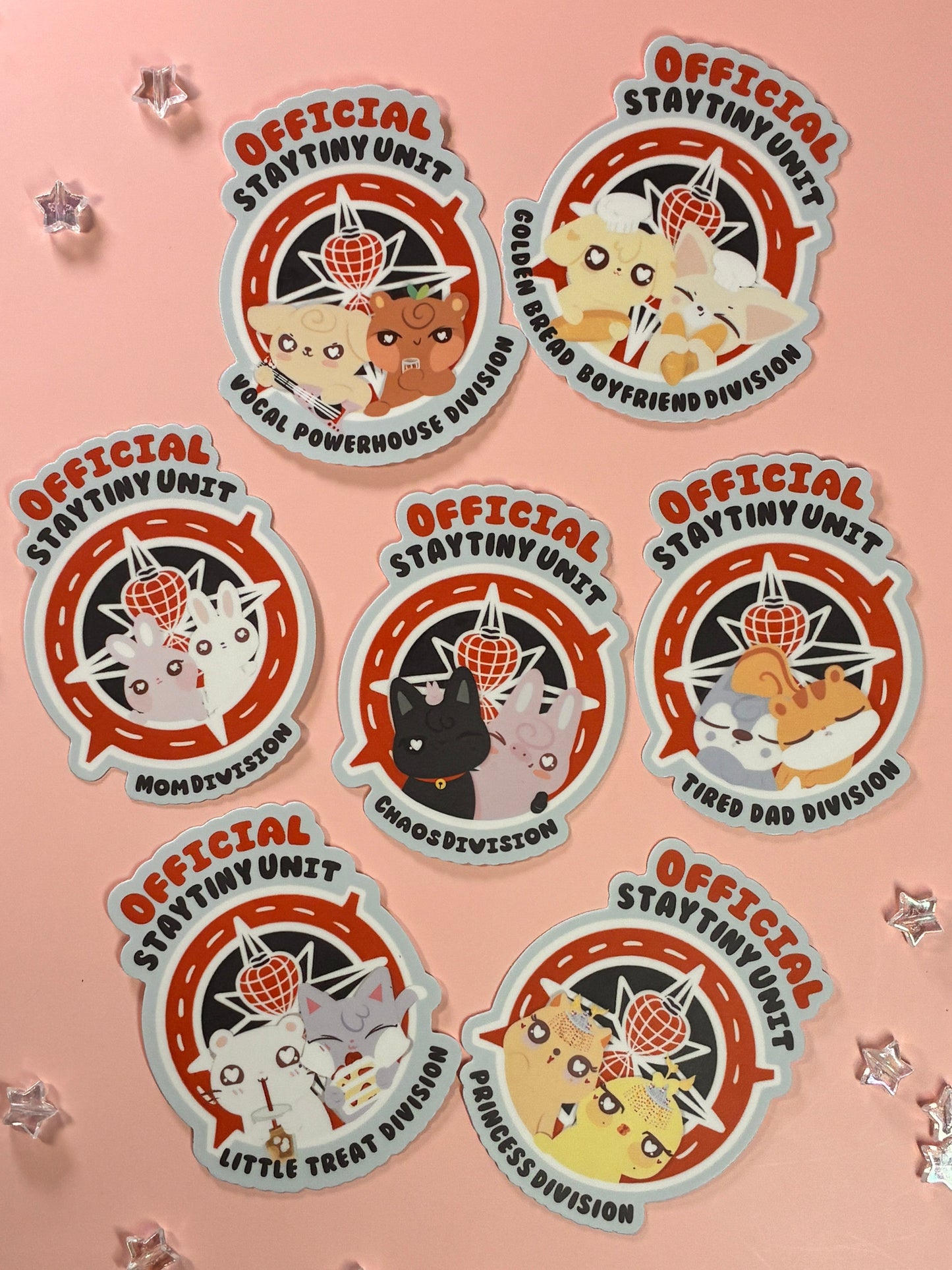 Staytiny Division Stickers