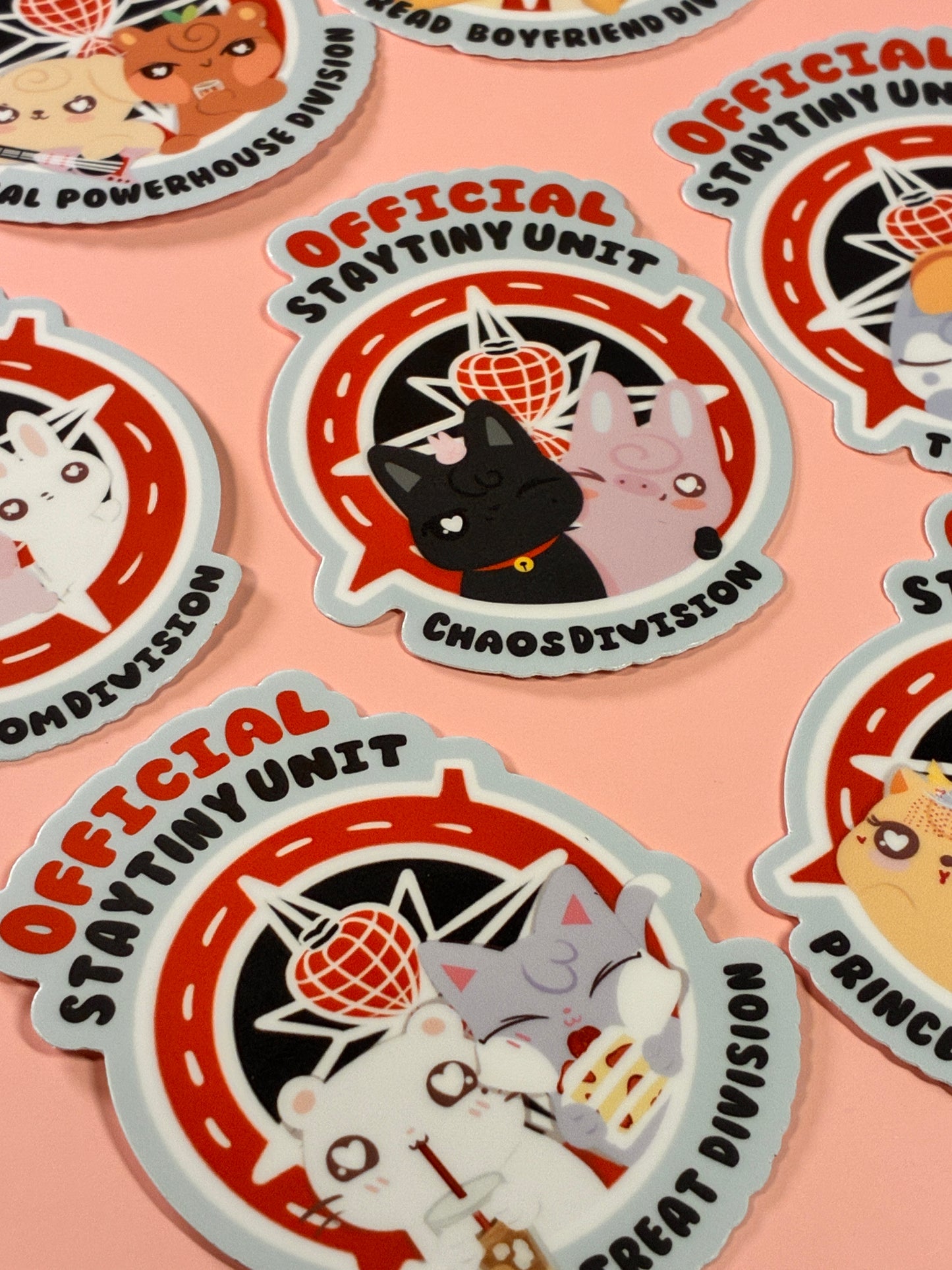 Staytiny Division Stickers