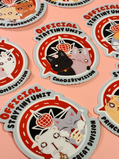 Staytiny Division Stickers