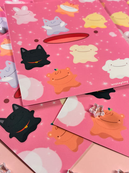 Pudding Ditt-Teez Sticker Sheet