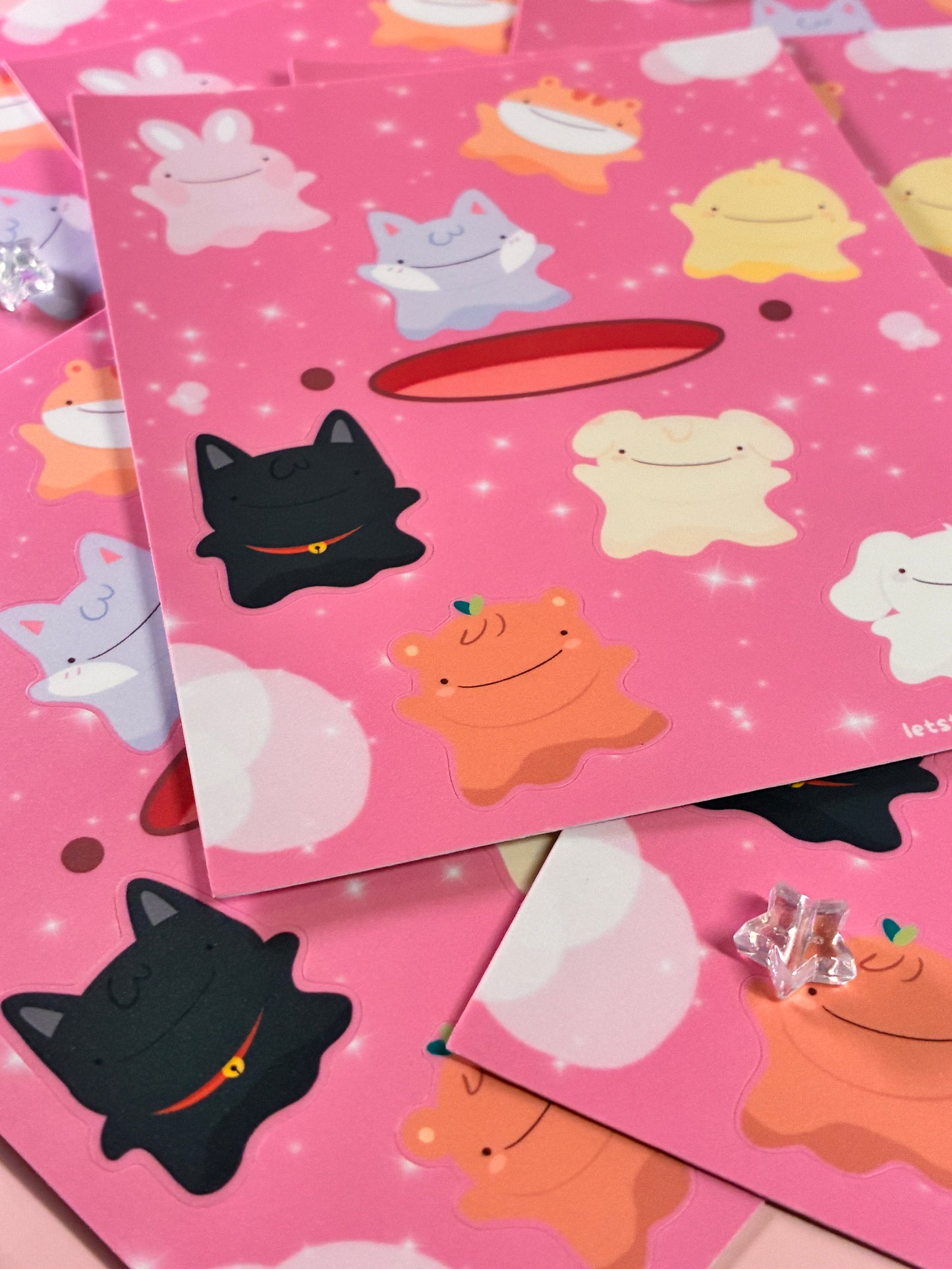 Pudding Ditt-Teez Sticker Sheet