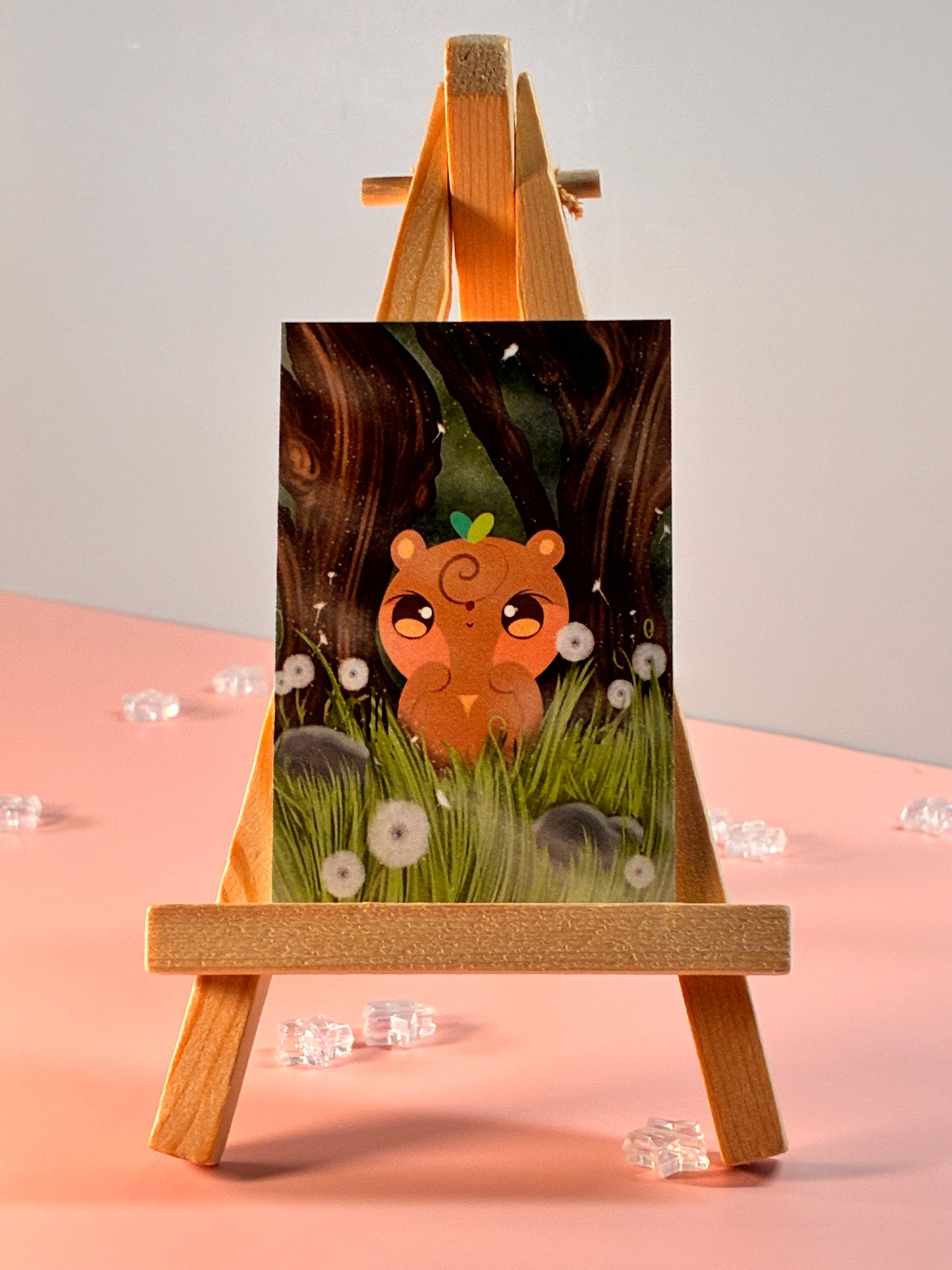 Mist Bear Mini Print