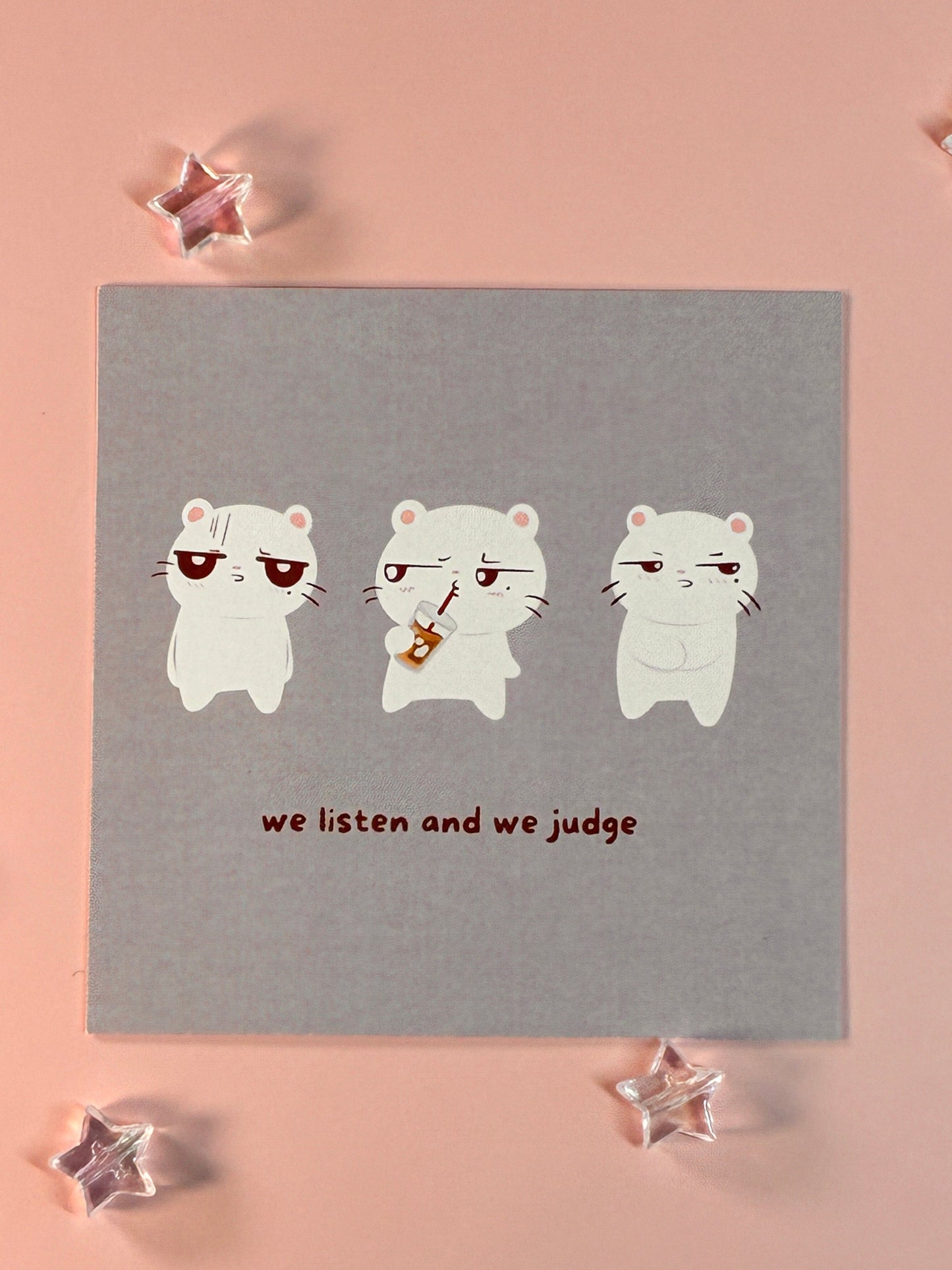 Judging Ferret Mini Print