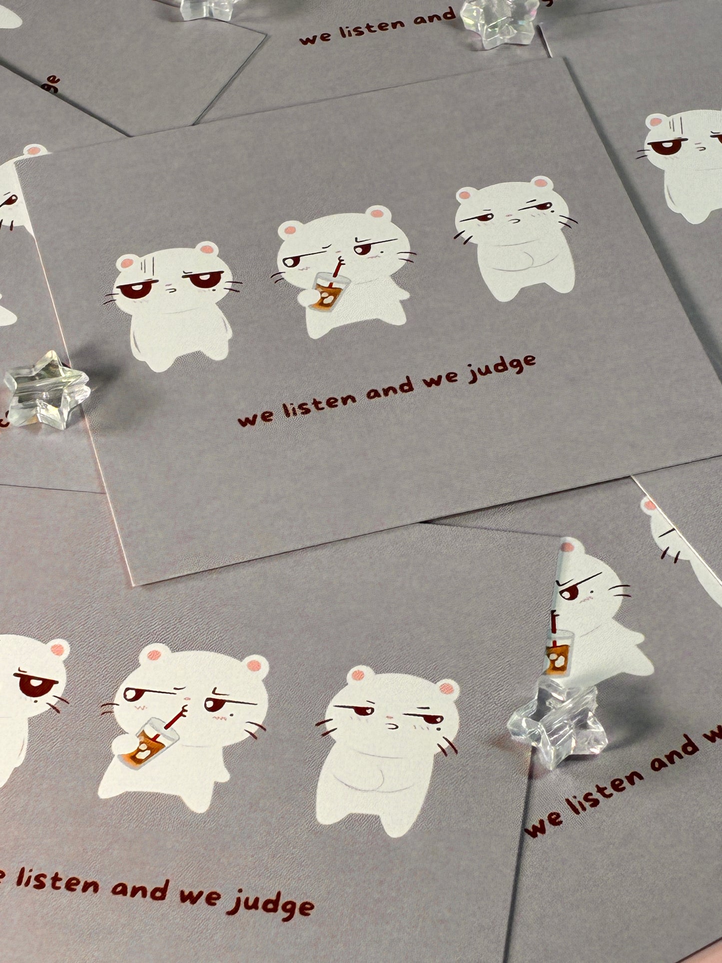 Judging Ferret Mini Print