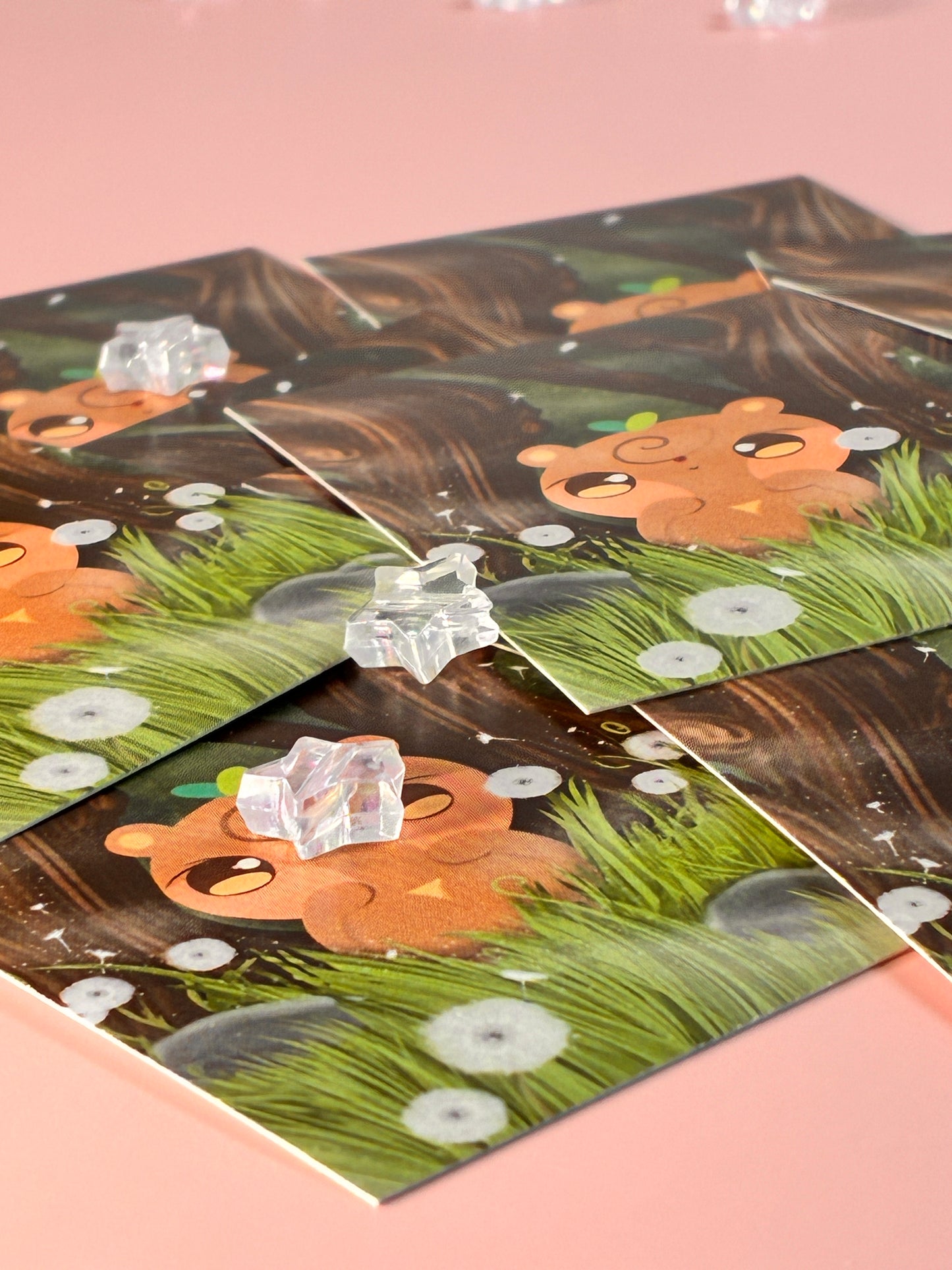 Mist Bear Mini Print