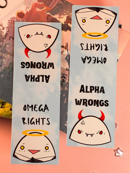 Omega Rights Alpha Wrongs Bookmark