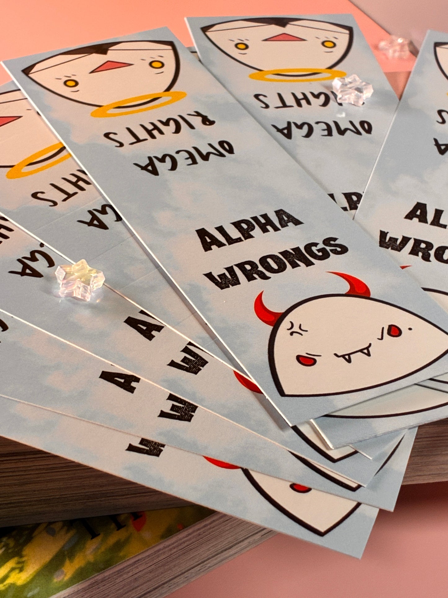 Omega Rights Alpha Wrongs Bookmark