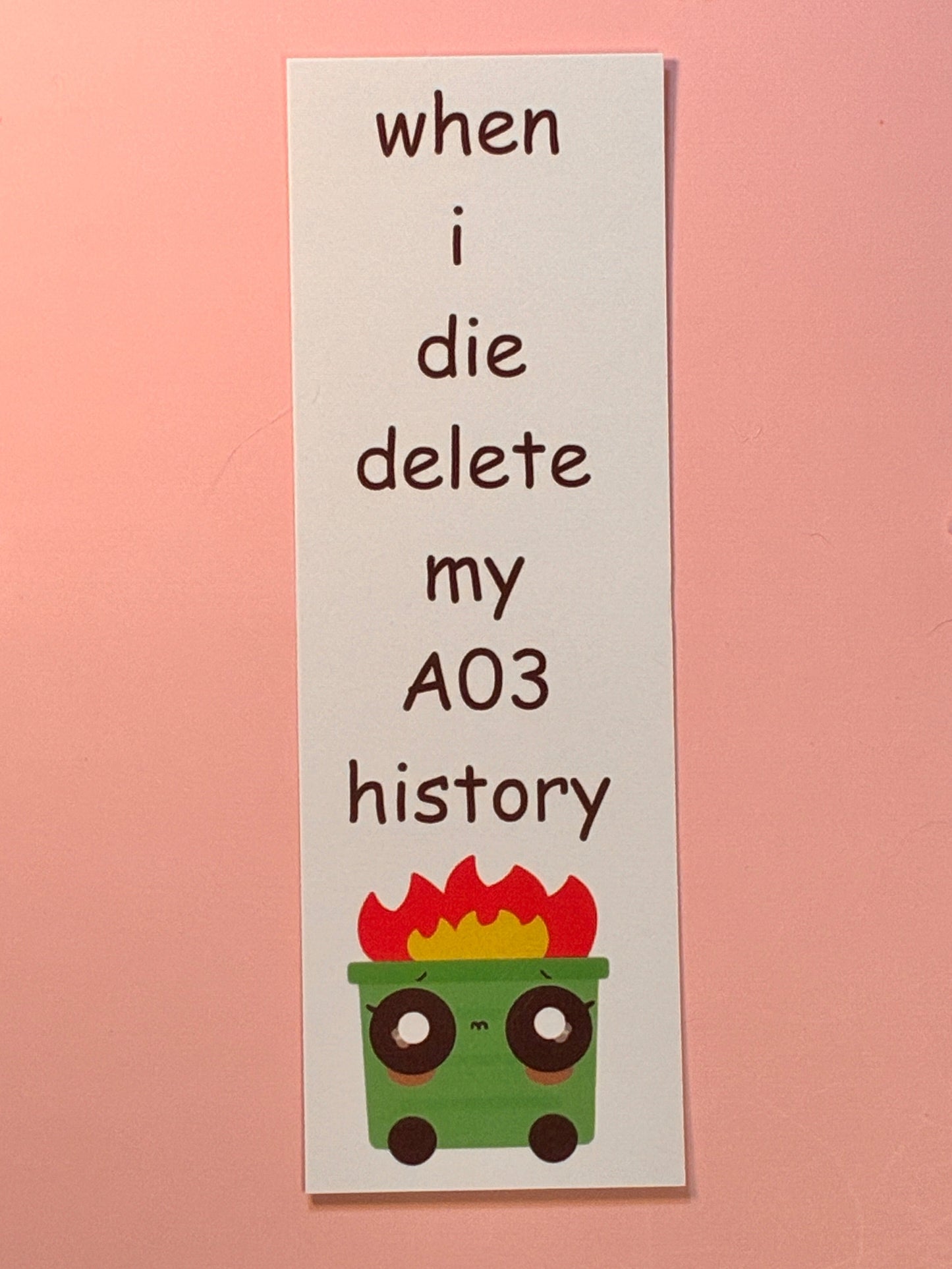 Delete My AO3 History Bookmark