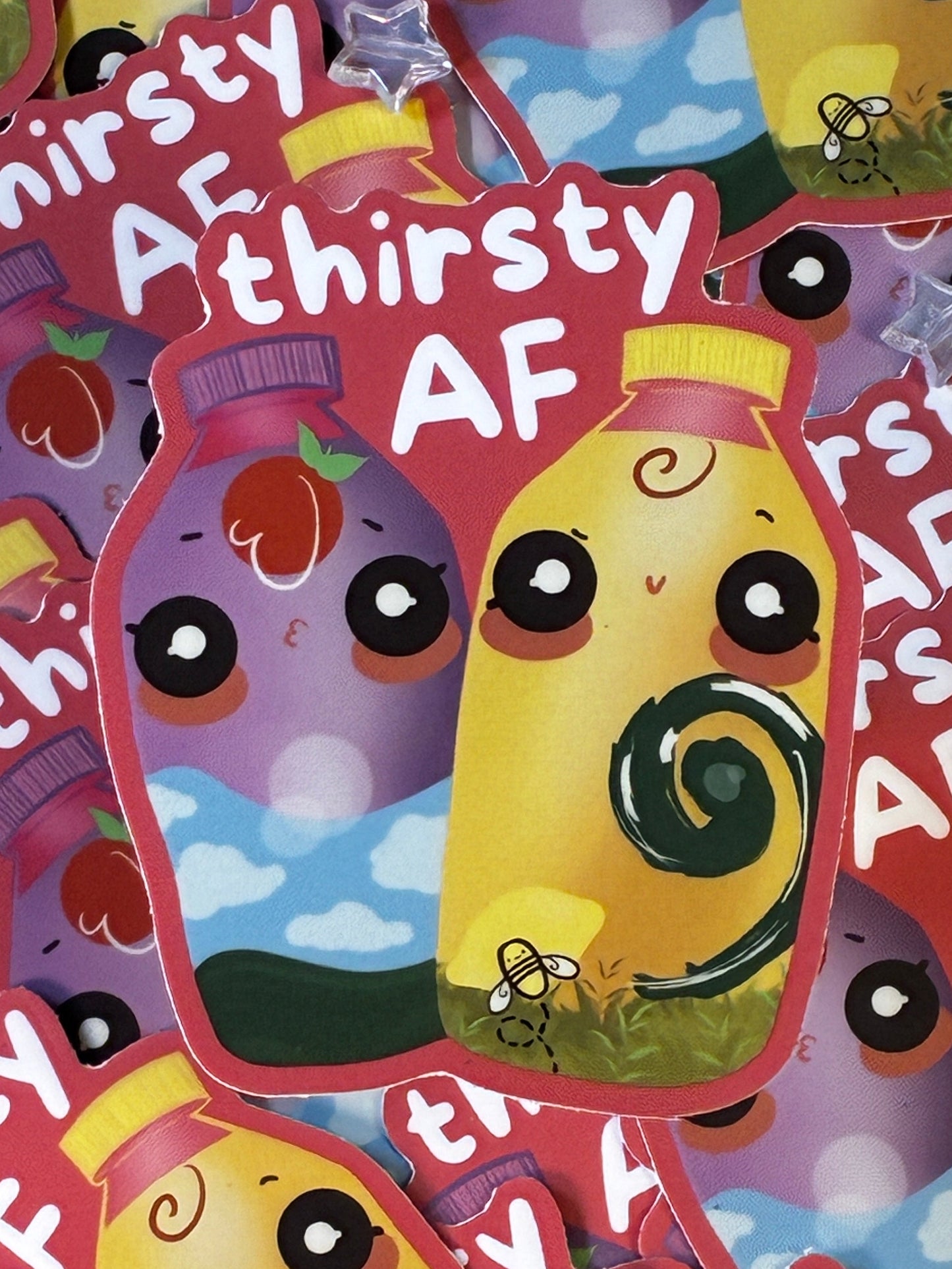 Thirsty AF Sticker