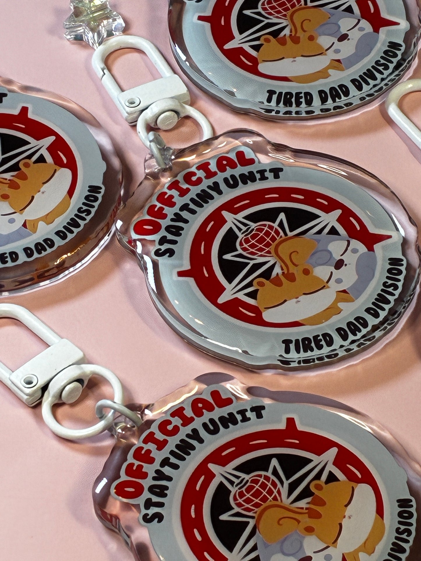 Staytiny Division Keychains
