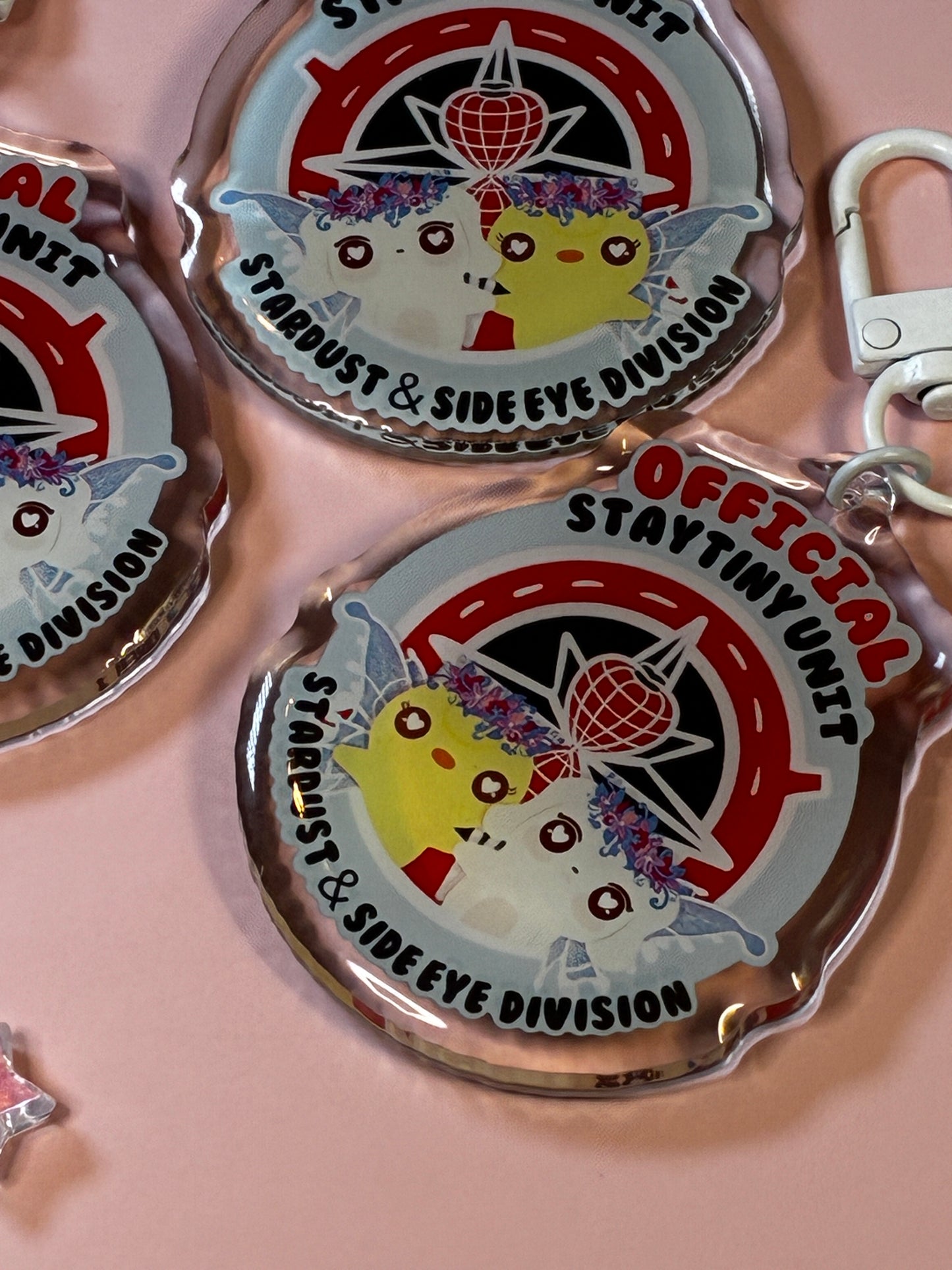 Staytiny Division Keychains