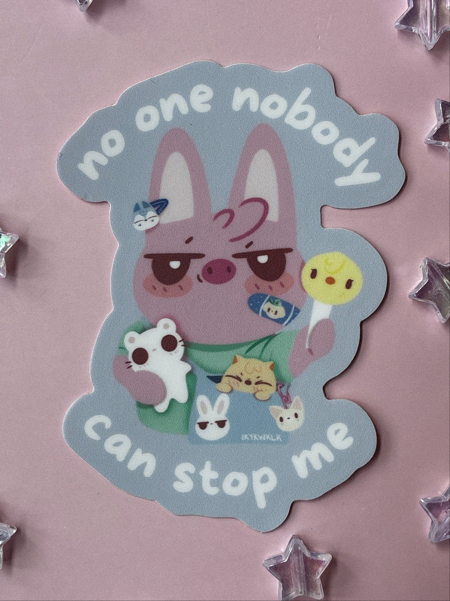 No One Nobody Stay Sticker