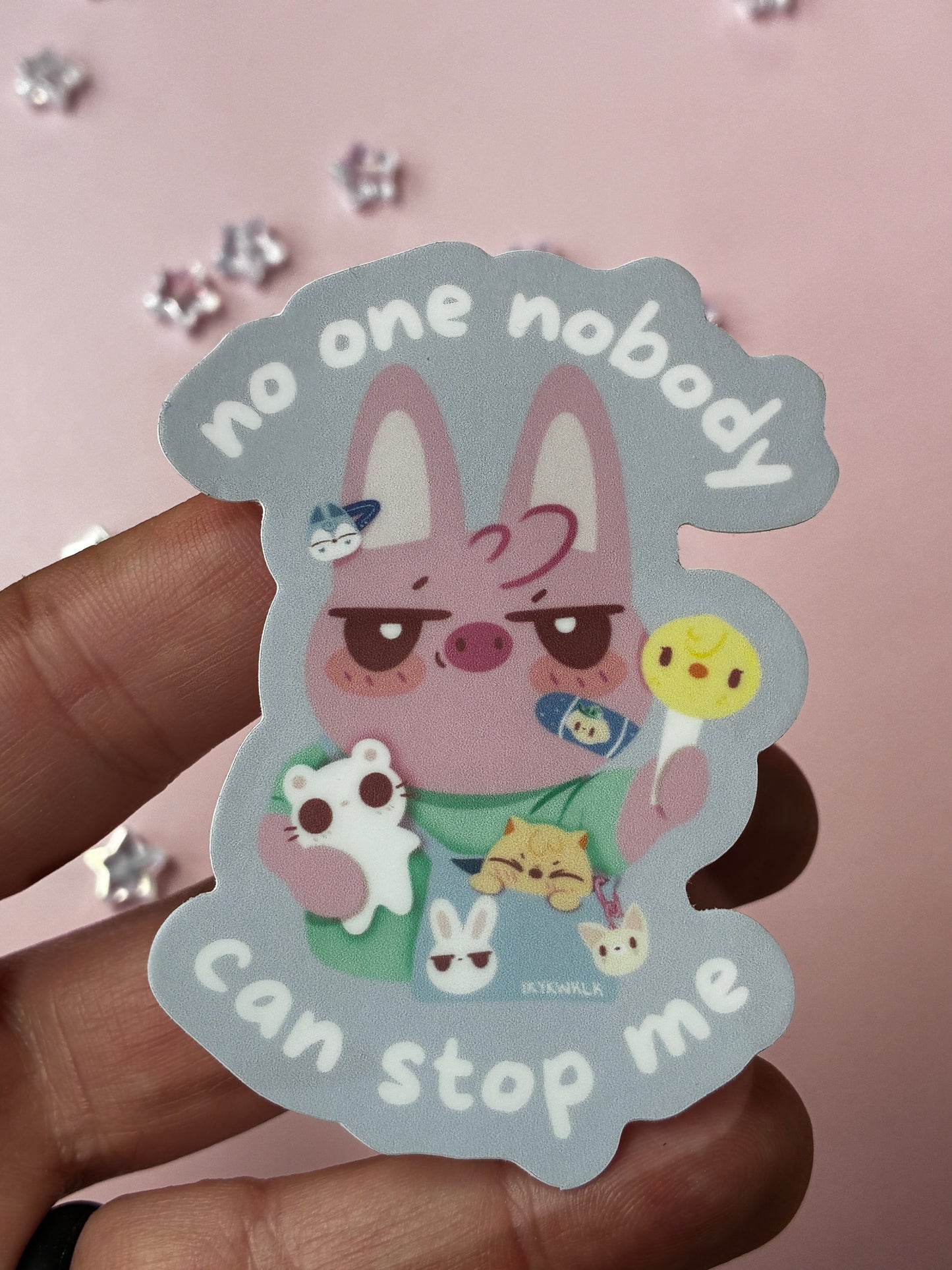 No One Nobody Stay Sticker