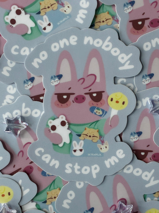 No One Nobody Stay Sticker