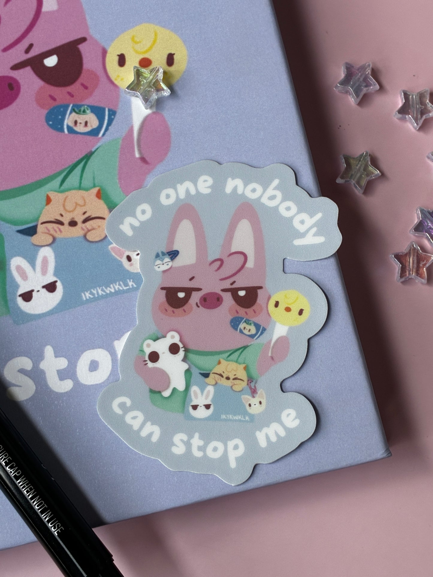 No One Nobody Stay Sticker