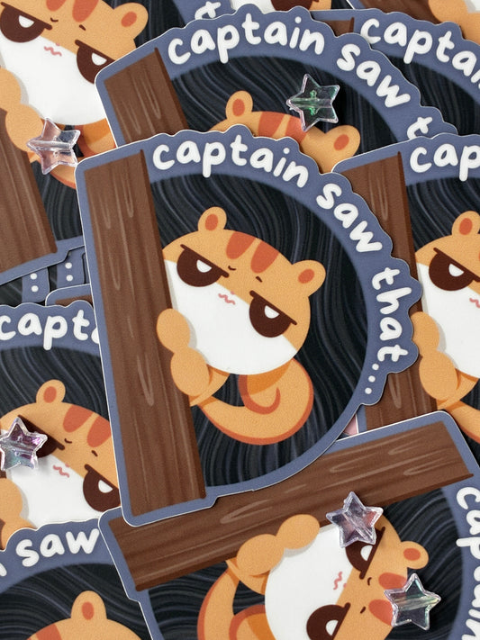 Captain Saw That Sticker