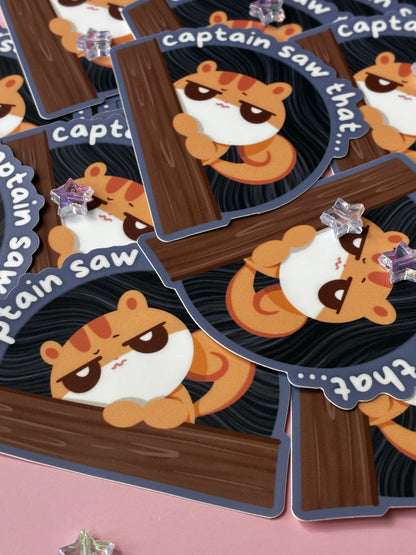 Captain Saw That Sticker