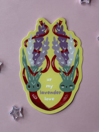 Lavender Love Sticker