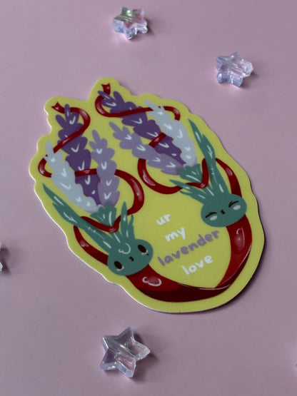 Lavender Love Sticker
