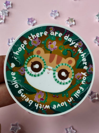 Fall In Love Captain Quote Sticker