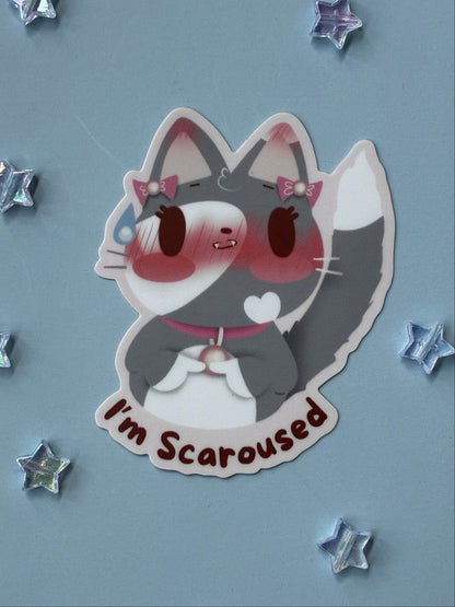 Scaroused Yuri Kitty Sticker