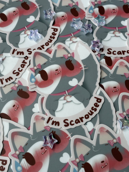 Scaroused Yuri Kitty Sticker