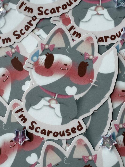 Scaroused Yuri Kitty Sticker