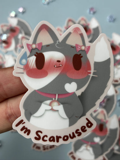 Scaroused Yuri Kitty Sticker