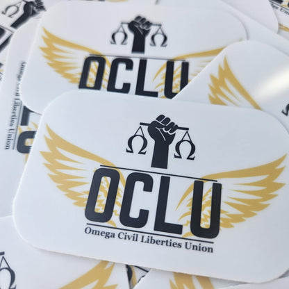 Omega Civil Liberties Union Sticker