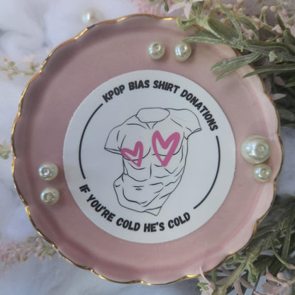 Kpop Shirt Donation Sticker