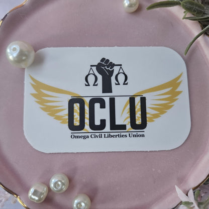 Omega Civil Liberties Union Sticker