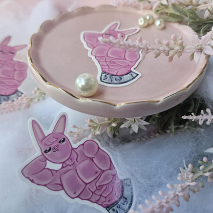 Hawt Pig Bunny Sticker