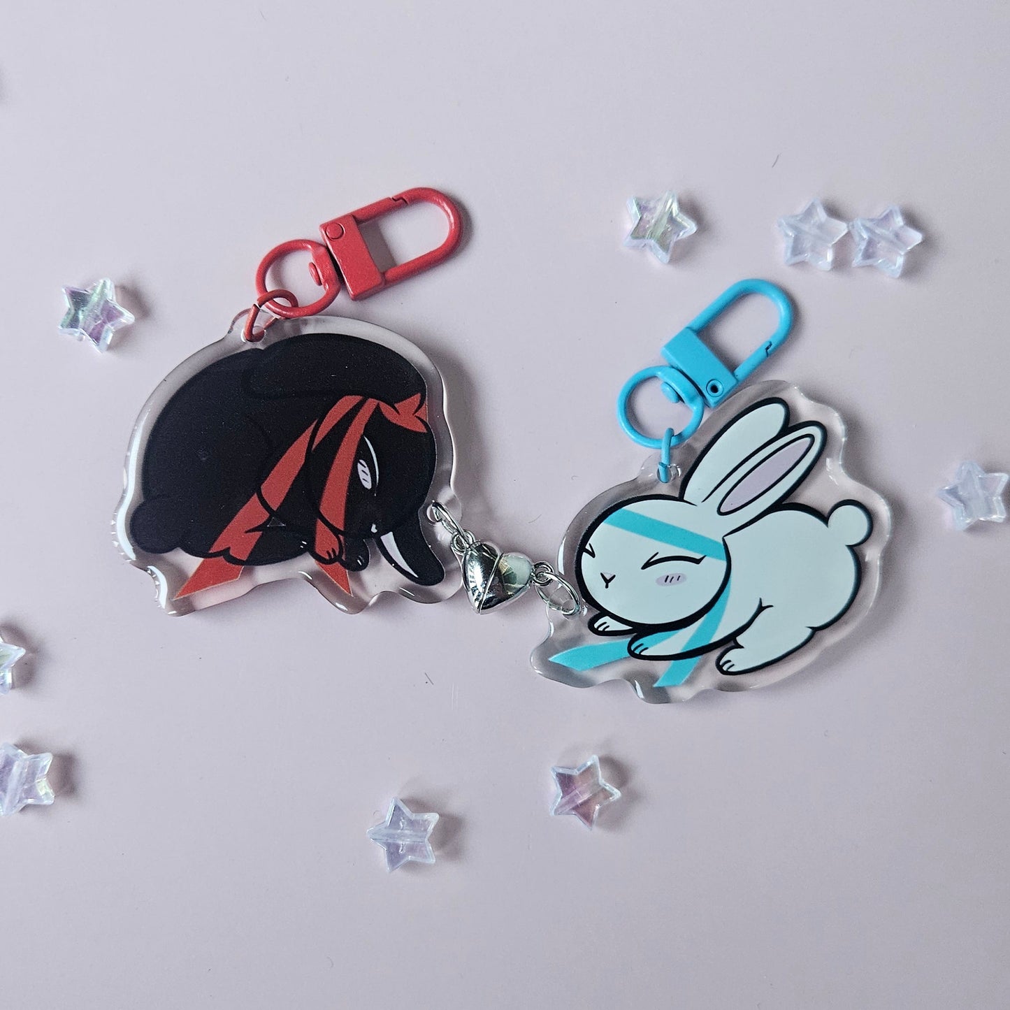 Untamed Bunnies Soulmate Keychains