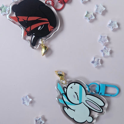 Untamed Bunnies Soulmate Keychains